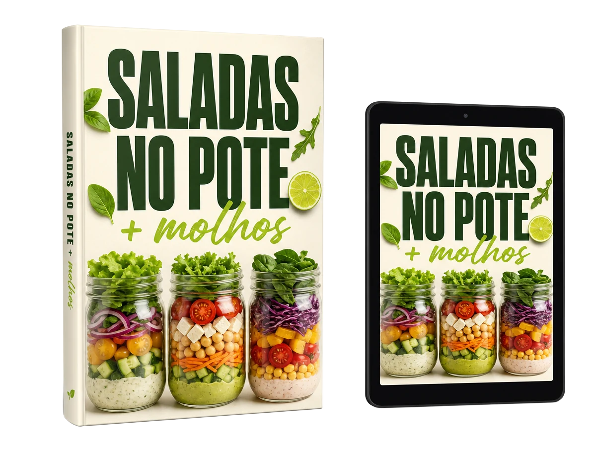 Saladas no Pote + Molhos: e-book e versão para tablet